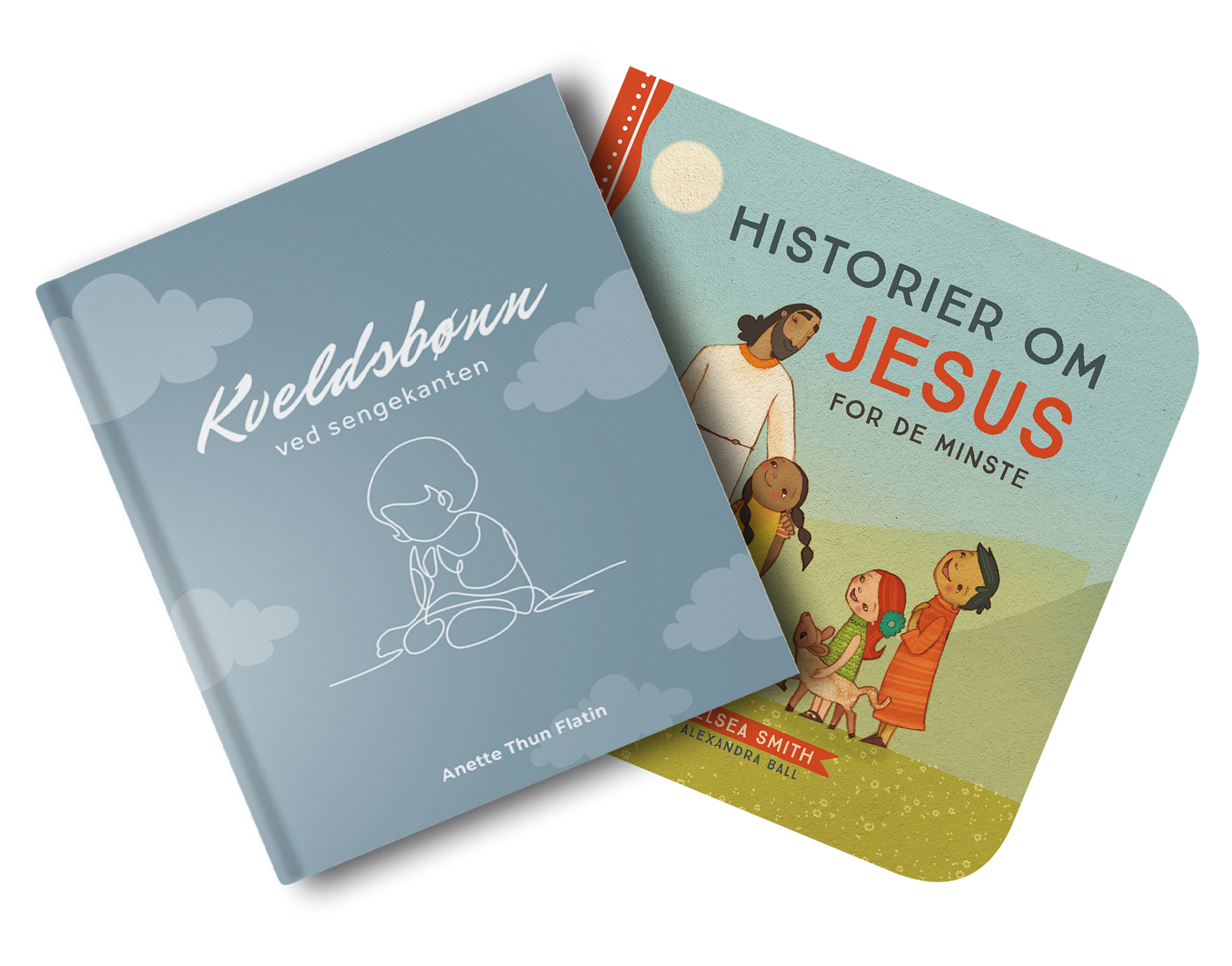 Barnebøker – Kveldsbønn ved sengekanten og Historier om Jesus