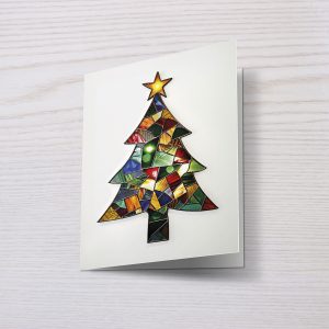 Julekort A6 dobbel – Juletre