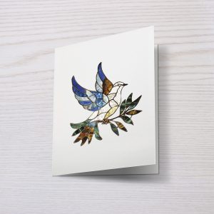 Julekort A6 dobbel – Due